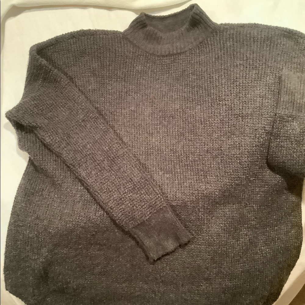 AEO Cotton/Synthetic Blend Mock Turtleneck Sweater Size L